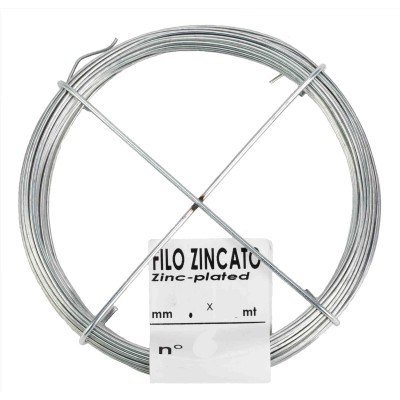 MATASSINA FILO ZINCATO N. 2  D 0,8 MM  40 M