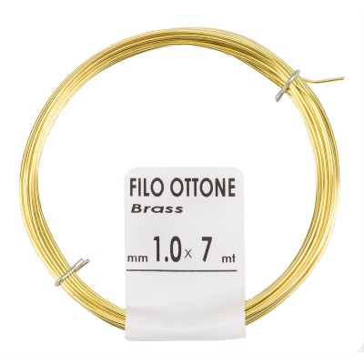 MATASSINA FILO OTTONE D 0,8 MM  12 M