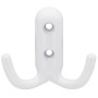 APPENDIABITI A 2 GANCI 45X45 MM BIANCO LUCIDO