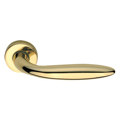 MANIGLIA ZAMA NEW SOFT C/BOCCHET INOXBRASS ORO