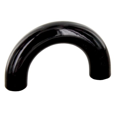 MANIGLIA ZAMA 1121 32  23,5X40 MM NERO LUCIDO