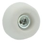 SOTTOSEDIA A CONO CON VITE BIANCO 30 MM CONF 8 PZ*