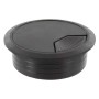 BOCCHETTA PASSACAVI D 60 MM PLASTICA NERO