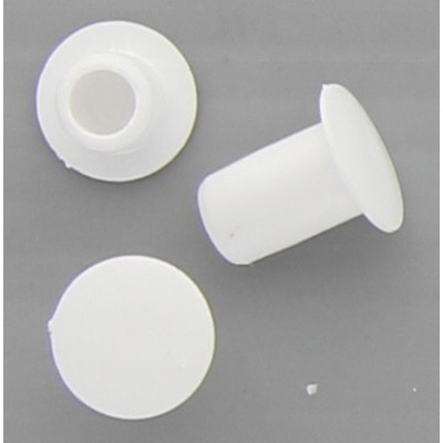 COPRIFORO PLASTICA BIANCO D 6 MM*