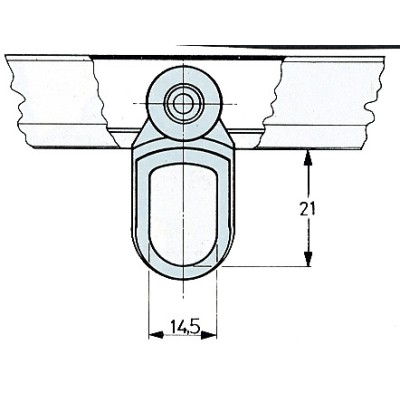 OMGE  903 CARRELLO NYLON A 2 RUOTE D 15 NYL P 8 KG