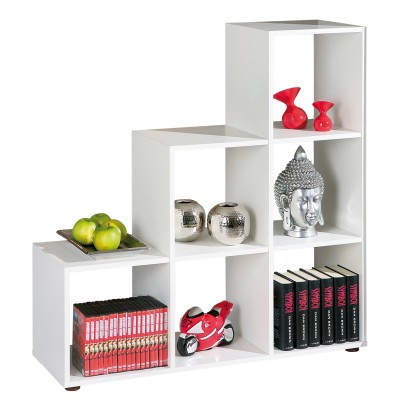 LIBRERIA SCALA 6 105X33XH109 CM BIANCO