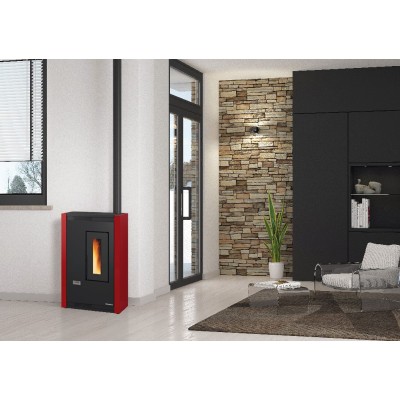 STUFA PELLET VENTIL 4,4 KW LUISELLA BORDEAUX