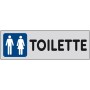 ETICHETTA ADESIVA 150X50 TOILETTE (M F)