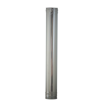 TUBO INOX AISI 304 H 100 CM D 14 CM