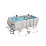 PISCINA C/TELAIO POMPA E SCALA 412X201XH122 CM 56456