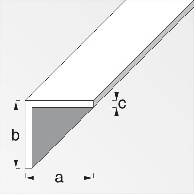 PROFILO BIANCO H.200 CM ANGOLARE 30X30X1 MM