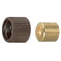 REGGIPIANO OTTONE C/GOMMA 12 MM MARRONE**