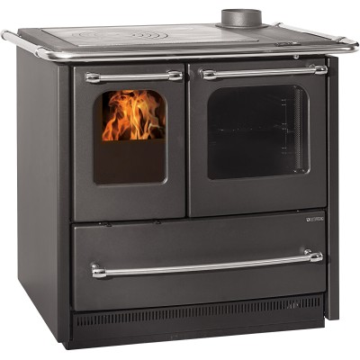 CUCINA LEGNA 7.5 KW SOVRANA EASY EVO 2.0 ANTRACITE