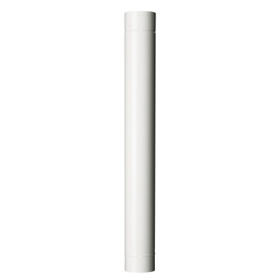 TUBO PER STUFA H 100 CM D  8 CM BIANCO