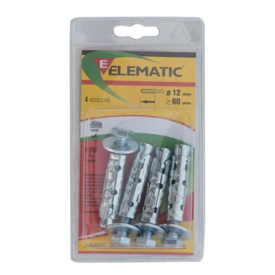 ELEMATIC BLISTER TASSELLO LE/G 6X45 MM GANCIO 2 PZ