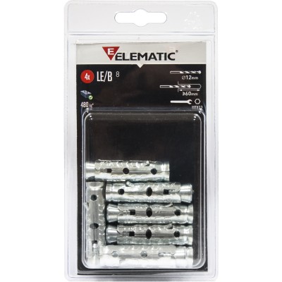 ELEMATIC BLISTER TASSELLO LE/B 8X50 MM CON VITE 4 PZ