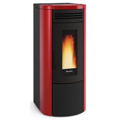 TERMOSTUFA PELLET ERM/VENT 17 KW COSTANZA IDRO BORDEAUX