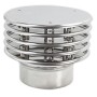 TERMINALE INOX A LAMELLA D 10 CM