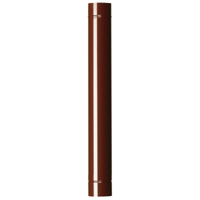 TUBO PER STUFA H 100 CM D 14 CM MARRONE