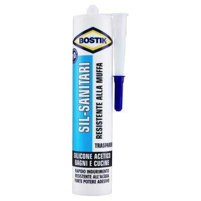 BOSTIK SIL-SANITARI RESISTENTE MUFFA 280 ML TRASP