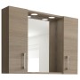 SPECCHIO DA BAGNO 960 A 2 ANTE ROVERE FUMO