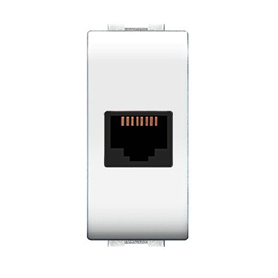 LIFE 4084 WH PRESA TELEFONICA RJ11 PLUG 6/4A BIANCO