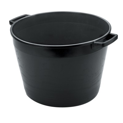 CASSA TONDA PER MACERIE 45 L D 48XH34 CM NERO