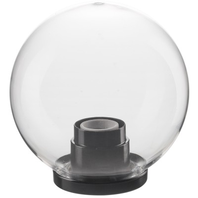 GLOBO TRASPARENTE D 20 CM CON BASE E27