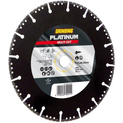 GRINDING PLATINUM DISCO DIAMAN. MULTICUT 115X2,5