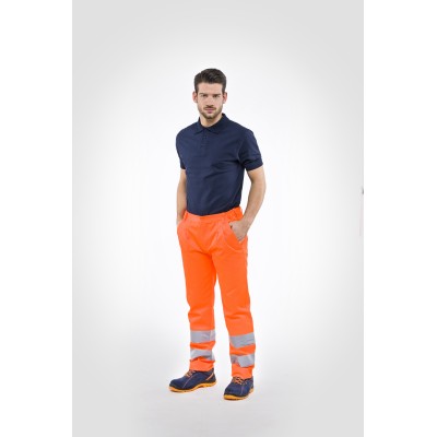 PANTALONE ALTA VISIBILIT ARANCIO TG.XXL