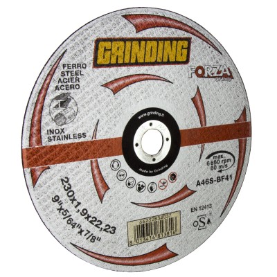 GRINDING FORZA MOLA FERRO PIANO 230X1,9