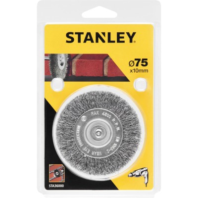 PIRANHA STANLEY STA36000 (X36000) SPAZZOLA ACCIAIO D.75