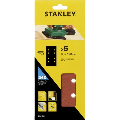 PIRANHA STANLEY STA31592 (X31592) 5 FOGLI VEL. BOSCH 93X190 GR.240