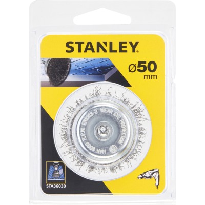 PIRANHA STANLEY STA36030 (X36030) SPAZZOLA ACCIAIO A TAZZA D.50