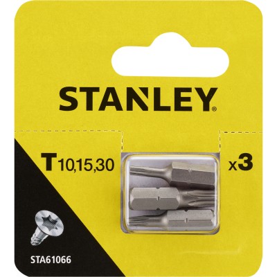 PIRANHA STANLEY STA61066 (X61066) 3 INSERTI MM.25 TX 10-15-30