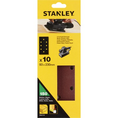 PIRANHA STANLEY STA31110 (X31110) 10 FOGLI FOR. B+D 93X230 GR.150