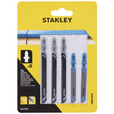 PIRANHA STANLEY STA27030 (X27030) 5 LAME LEGNO METALLO ATT.A T