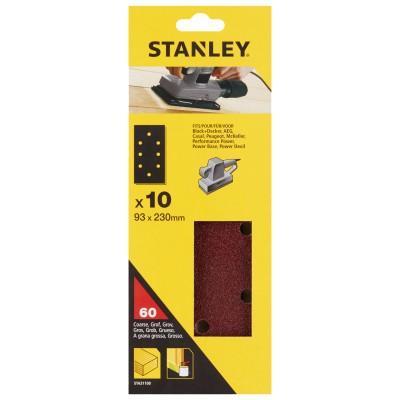 PIRANHA STANLEY STA31100 (X31100) 10 FOGLI FOR. B+D 93X230 GR.60