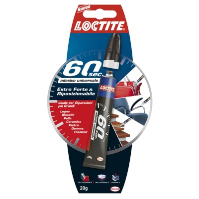 LOCTITE ADESIVO UNIVERSALE 60 SECONDI 20 G