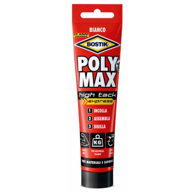 BOSTIK POLYMAX HIGH TACK BIANCO 165 G TUBO