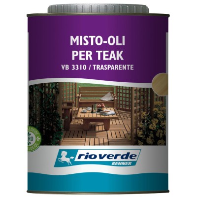 RIOVERDE VB 3310 OLIO PER TEAK 0,750 L TRASPARENTE