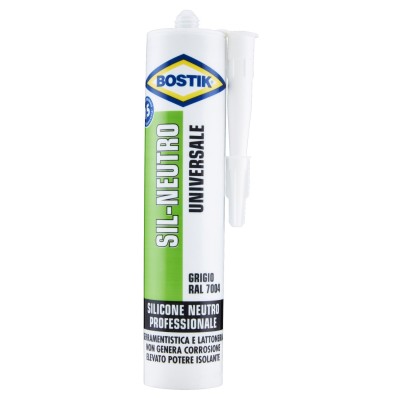 BOSTIK SIL-NEUTRO UNIVERSALE 300 ML GRIGIO