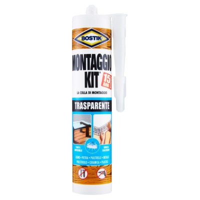 BOSTIK MONTAGGIO KIT TRASPARENTE 310 G CARTUC