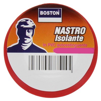 BOSTON NASTRO ISOLANTE ROSSO 15MMX10M