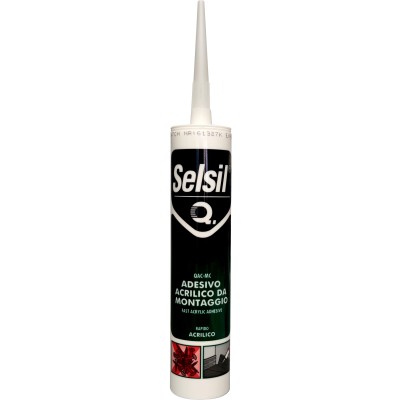 SELSIL ADESIVO DI MONTAGGIO CARTUCCIA 310 ML