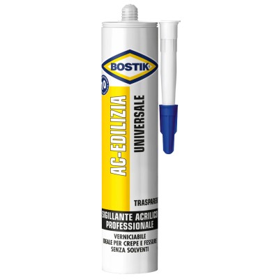 BOSTIK ACRILICO EDILIZIA 300 ML TRASPARENTE CART