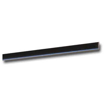 CORNICE PER PARATI 4,5X14 LISCIA 200 CM NERO