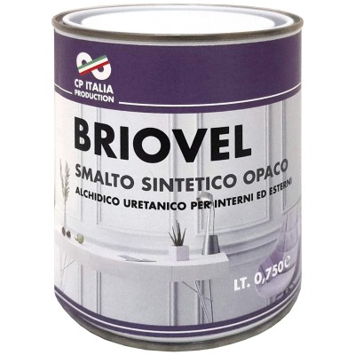 SMALTO BRIOVEL 0,750 L BIANCO SATINATO