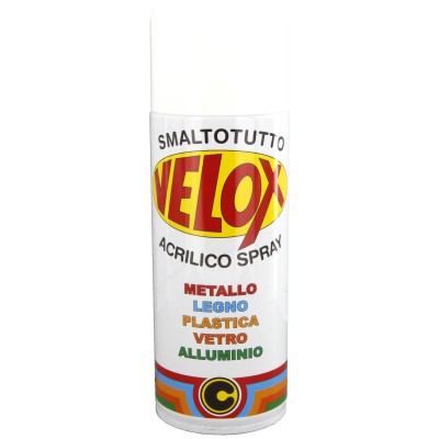 VELOX SPRAY ACRILICO BIANCO LUCIDO RAL 9010