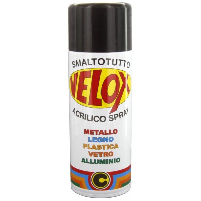 VELOX SPRAY ACRILICO NERO LUCIDO RAL 9005